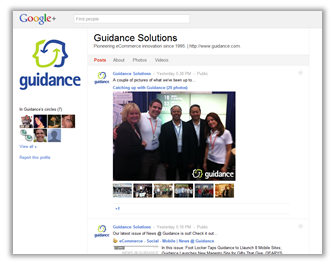 Guidance is now on Google+